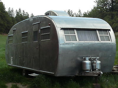 Vintage travel trailer