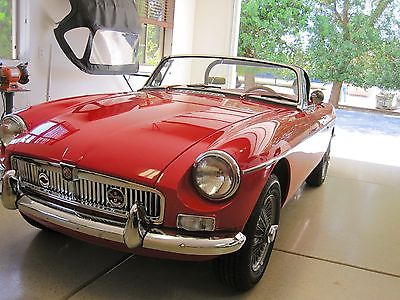 MG : MGB two door convertible 1967 mgb heritage certified matching number car