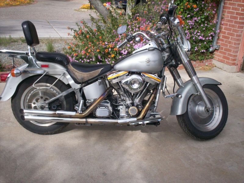 harley davidson fat boy grey ghost