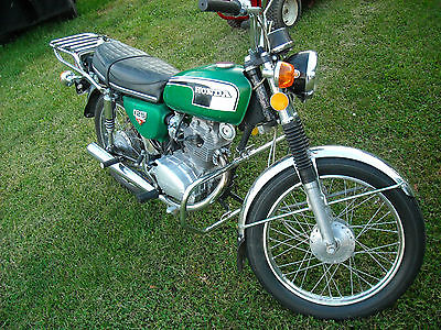 Old Honda 125cc Motorcycle