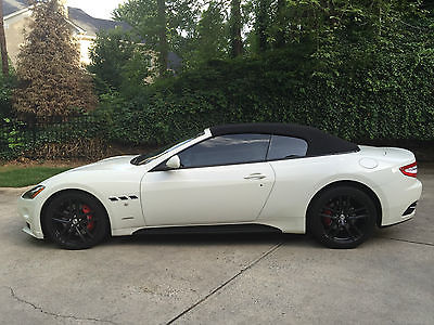 Maserati : Gran Turismo Sport Convertible 2-Door 2012 maserati granturismo sport convertible rare white on white