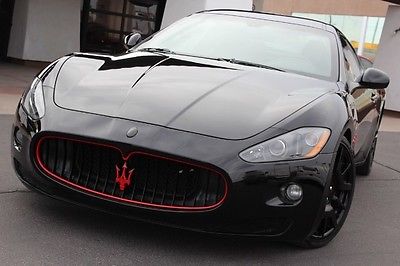 Maserati : Other Base Coupe 2-Door 2008 maserati granturismo coupe loaded blk blk red bad ass clean carfax