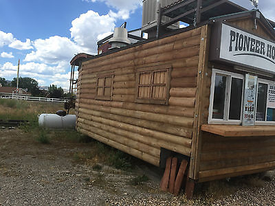 Custom log concession trailer / restaurant