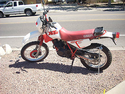 Yamaha : XT 1989 yamaha xt 350 dual purpose motorcycle