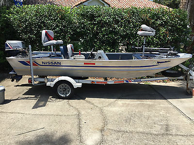 ALUMINUM BASS BOAT 16FT ONLY 2 OWNERS