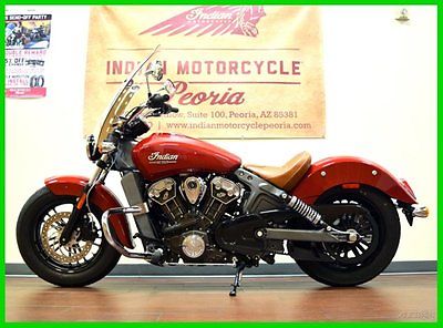 Indian : Scout® 2015 indian scout indian red cruiser 69 ci used