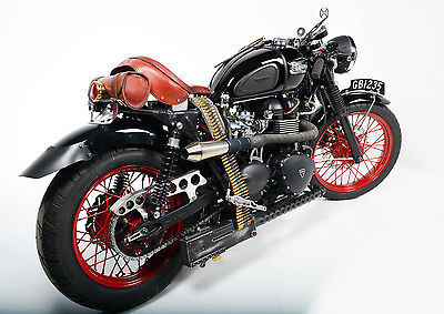 Custom Built Motorcycles : Other The AirstoCad Steampunk attack bike, Triumph powered with machine guns