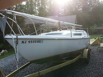 SAILBOAT 22' Venture 222  daysailer with trailer sails and outboard