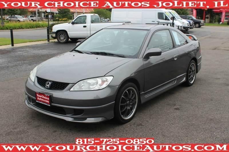 2004 Honda Civic EX 2dr Coupe LEATHER SEATS! SUNROOF! 4 CYLINDER!