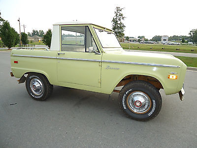 bronco ford cab 1970 low