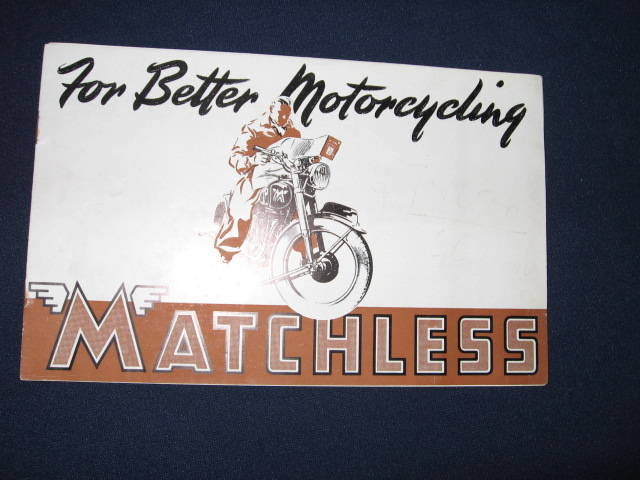 Dealer Catalog: 1948 Matchless Motorcycle