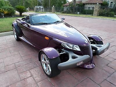Plymouth : Prowler FREE SHIPPING! 3.5 l v 6 auto stick upgraded radio low miles 1 of 1 134 in purple pristine