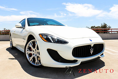 Maserati : Other Gran Turismo Sport MSRP $139K+ Rare Color Combo  2014 maserati granturismo sport 6 k mls white ferrari pininfarina 1 ownr warranty