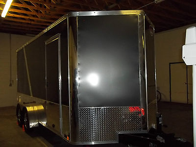 Motorcycle Trailer, Loaded with Options, has AC, 16'