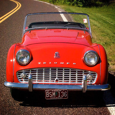 Triumph : Other Triumph TR3A 1960 triumph tr 3 a rare english roadster smiths heater and gauges leather seats