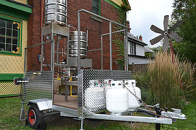 Mobile Portable Trailer Mounted 50 Liter, Home, Craft, Brewery, Brewing System