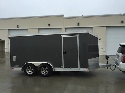 7.5'x14' ATC all aluminum enclosed v-nose trailer