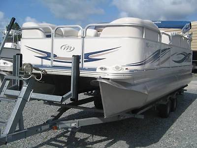 Manitou Oasis Pontoon Boat 20 ft 50 HP Evinrude Like New Conesus Lake, NY