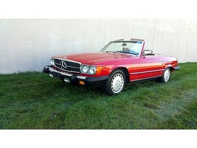 Mercedes-Benz : S-Class 380-Class 380SL 1984 mercedes benz 380 sl 280 sl 560 sl red roadster low miles only 82 k collecter