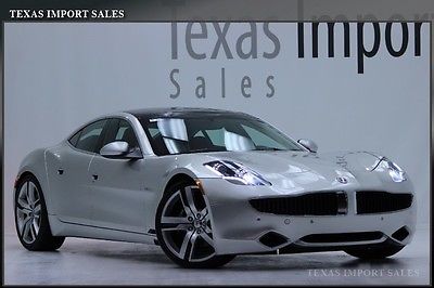 Fisker : Karma 2012 fisker karma signature edition only 7 k miles silver canyon