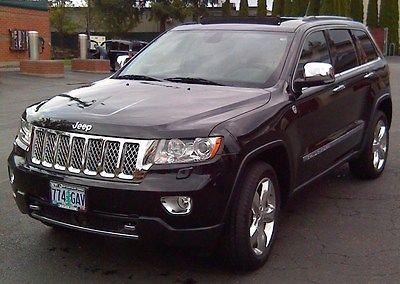 Jeep : Grand Cherokee Overland Summit - Trail Rated 2013 jeep grand cherokee overland summit 4 x 4 v 8 hemi trail rated ready to tow