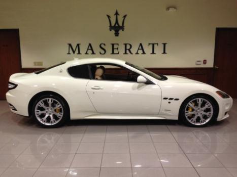 Maserati : Other 2dr Cpe Gran 2011 maserati granturismo s white on sabbia one owner low mile granturismo s