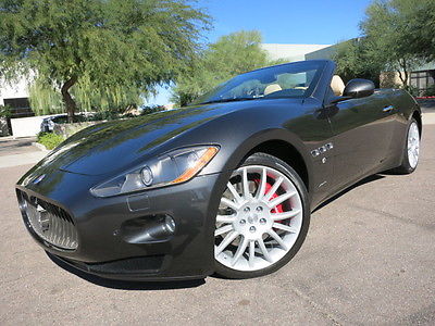 Maserati : Gran Turismo GranTurismo S 4.7 Convertible Low 3k Orig Miles Heated Seats Red Calipers Navi MINT LIKE NEW CAR 2012 2010