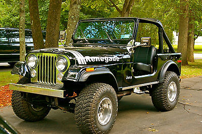 Jeep : Other Renegade Sport Utility 2-Door 1978 jeep cj 7 renegade restored clean v 8