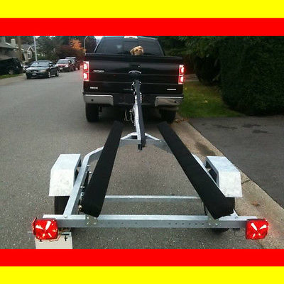 New Galvanized Boat Trailer for up to 15' inflatable, aluminum, jon, Lund, kayak