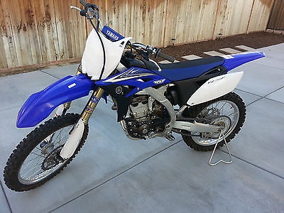 Yamaha : YZ 2010 yamaha yz 250 f motocross dirt bike blue white used 4 stroke original owner