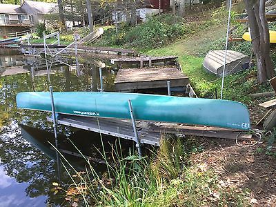 17 ft Mad River Malecite double canoe (4 seats)