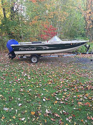 2006 MIRROCRAFT 1628 16' Holiday Pro-Sport with Evinrude 40HP E-TEC and Trailer