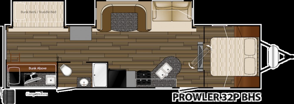 Prowler Lite RVs for sale 2001 Trail Lite Travel Trailer Floor Plans