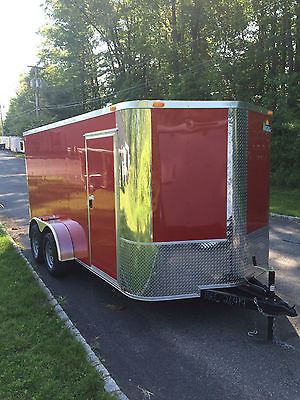 2016 New 7x14 Enclosed Cargo/Utility/Motorcycle Trailer