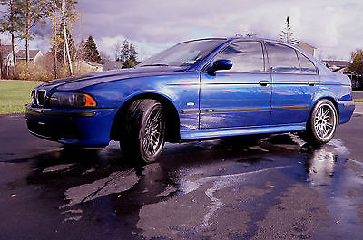 BMW : M5 M5 2003 bmw m 5 blue black good condition 4 door sedan