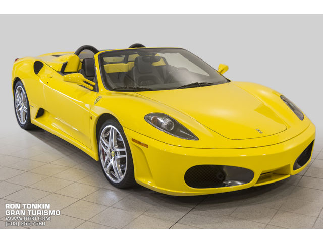 Ferrari : 430 Spider Yellow Contrasting Stitching, Fresh Detail, Carbon Fiber Interior,