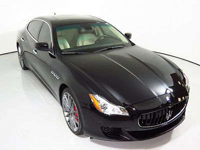 Maserati : Quattroporte S Q4 Sedan 4-Door 14 maserati qp sq 4 only 2 k miles luxury pkg b w sound rear entertainment 21 in
