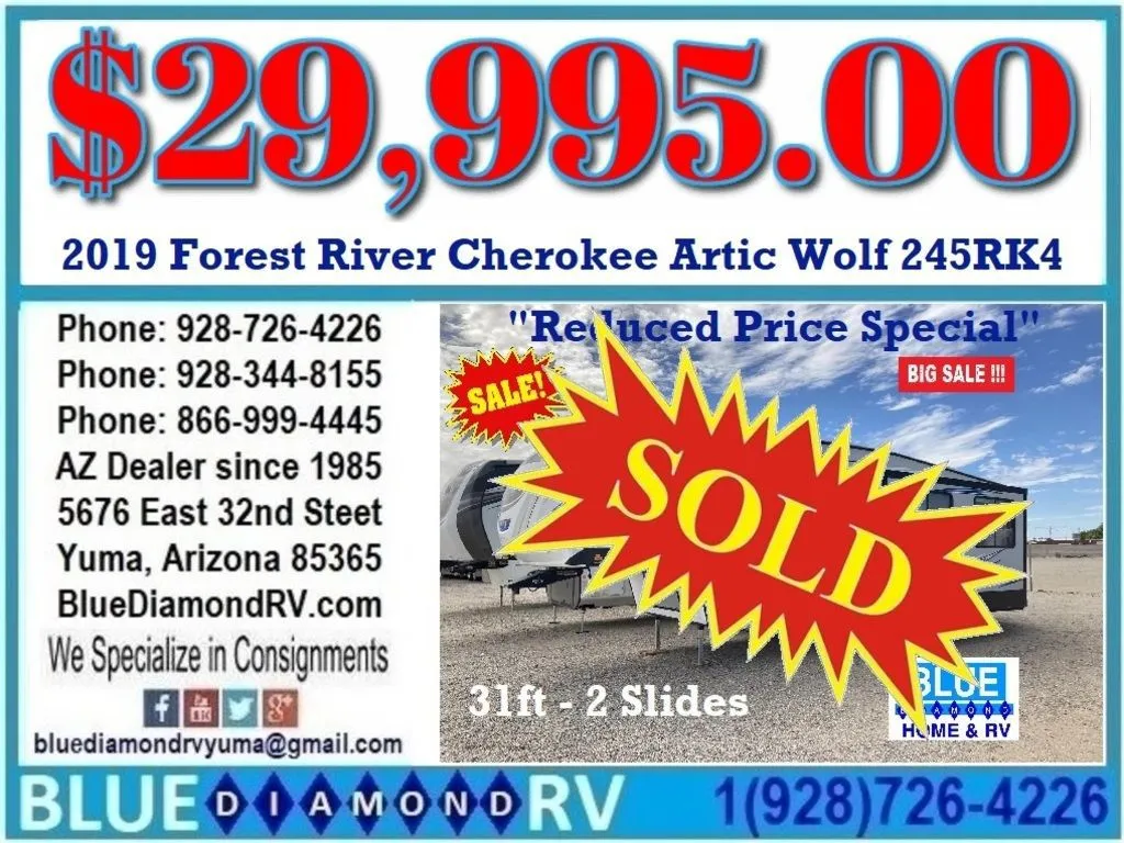 2019 Forest River Arctic Wolf 245RK4