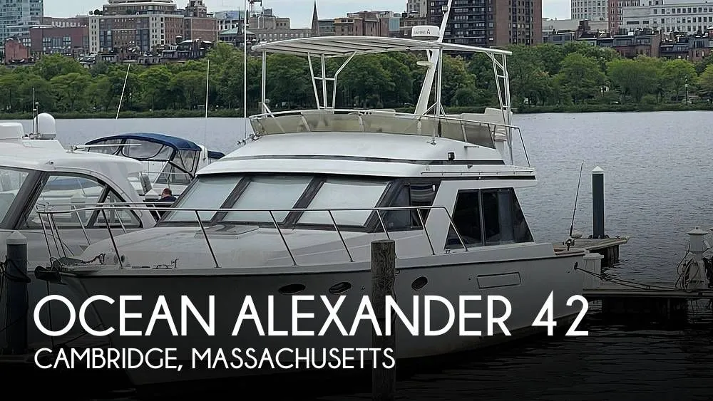 1987 Ocean Alexander 42 Sedan Bridge in Cambridge, MA