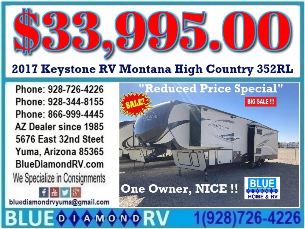 2017 Keystone RV Montana High Country 352RL