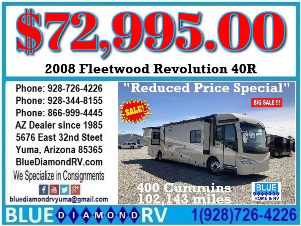 2008 Fleetwood Revolution 40R