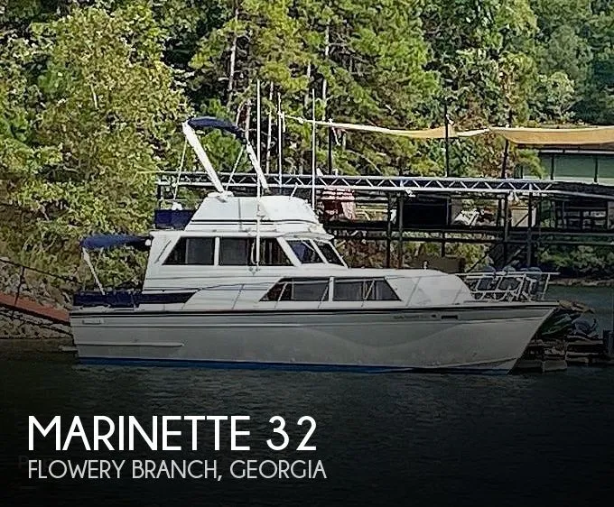 1985 Marinette 32 Sedan Fly Bridge in Flowery Branch, GA
