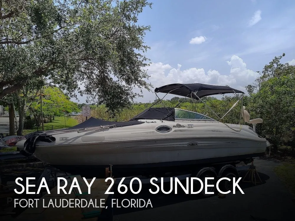 2007 Sea Ray 260 Sundeck