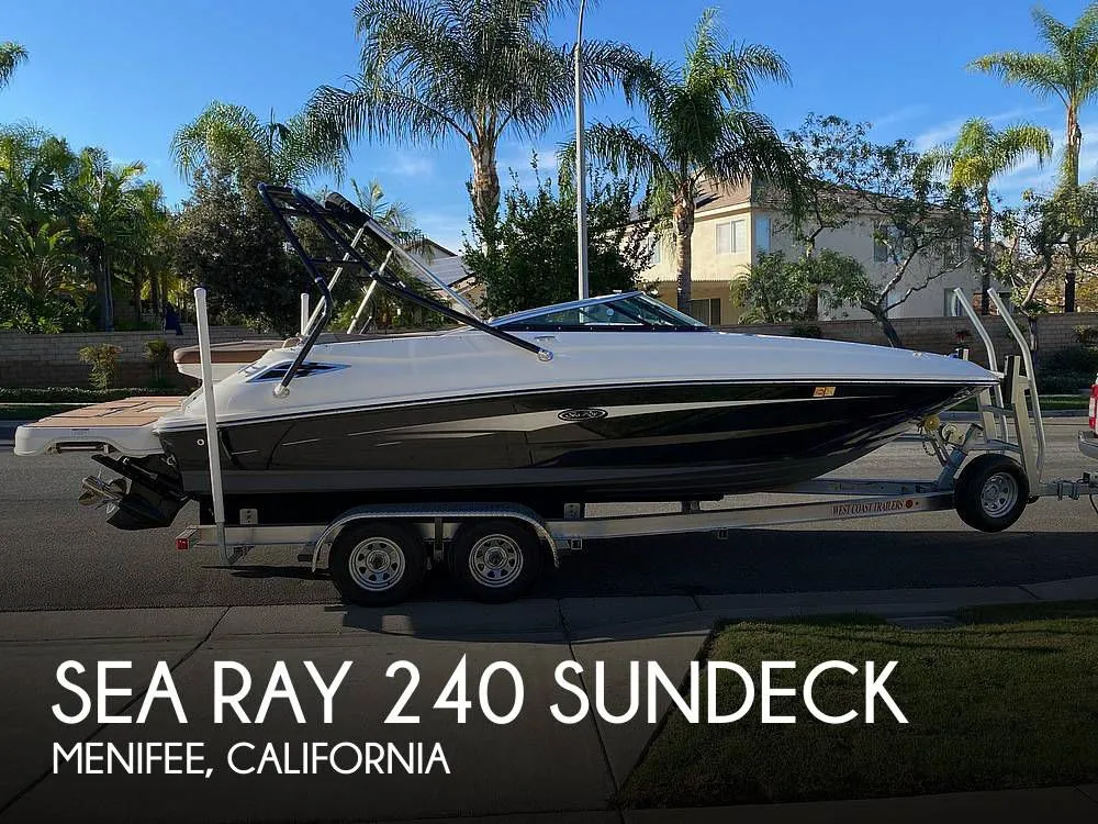 2016 Sea Ray 240 Sundeck in Menifee, CA