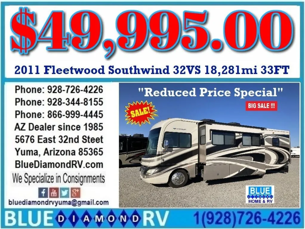 2011 Fleetwood Southwind 32VS