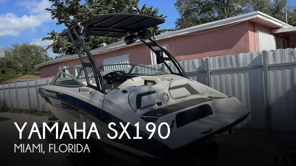 2016 Yamaha SX190 in Miami Shores, FL