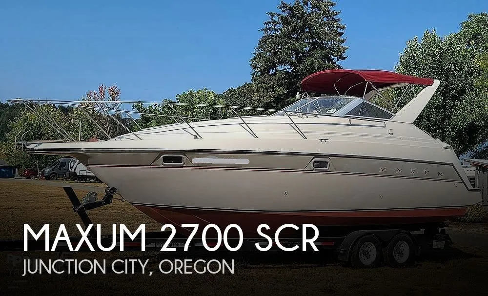 1993 Maxum 2700 SCR in Junction City, OR
