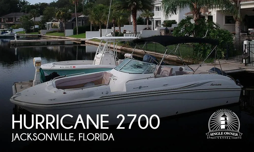 2013 Hurricane 2700 SD OB in Jacksonville, FL