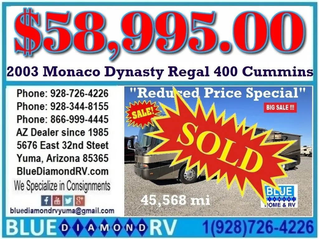 2003 Monaco Dynasty Regal