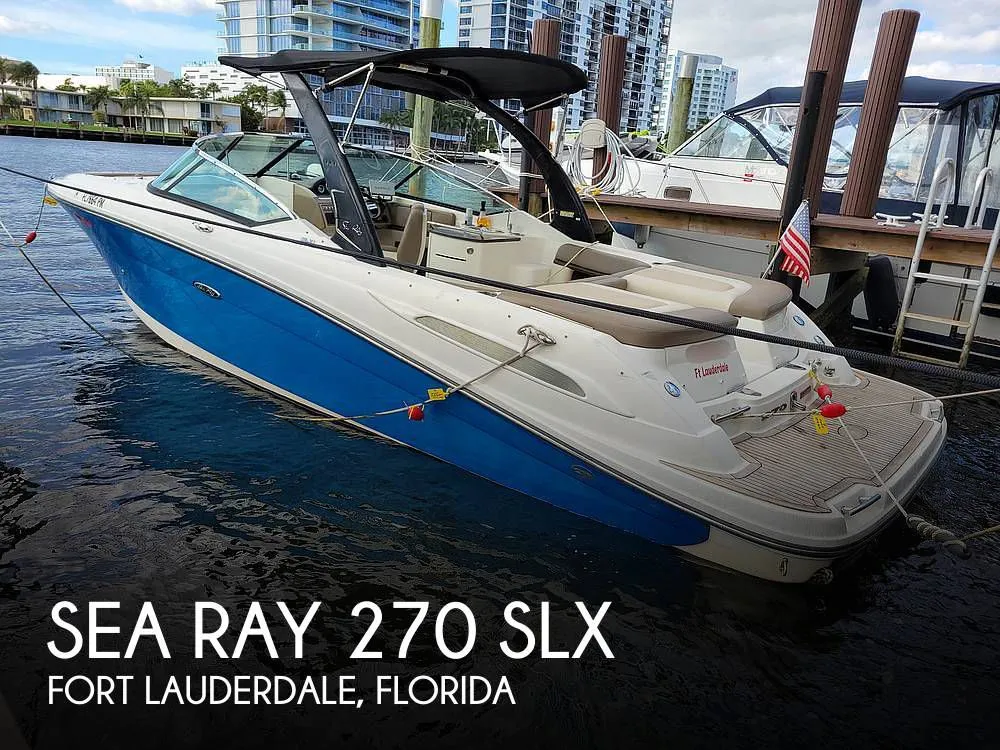 2012 Sea Ray 270 SLX in Fort Lauderdale, FL